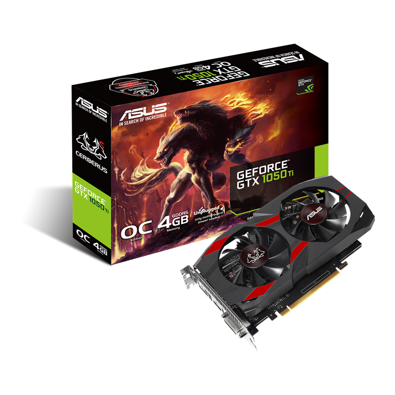 ASUS Cerberus GeForce GTX 1050 Ti OC Edition 4GB GDDR5 MAROC ASUS Cerberus GeForce GTX 1050 Ti OC Edition 4GB GDDR5 – Image 1