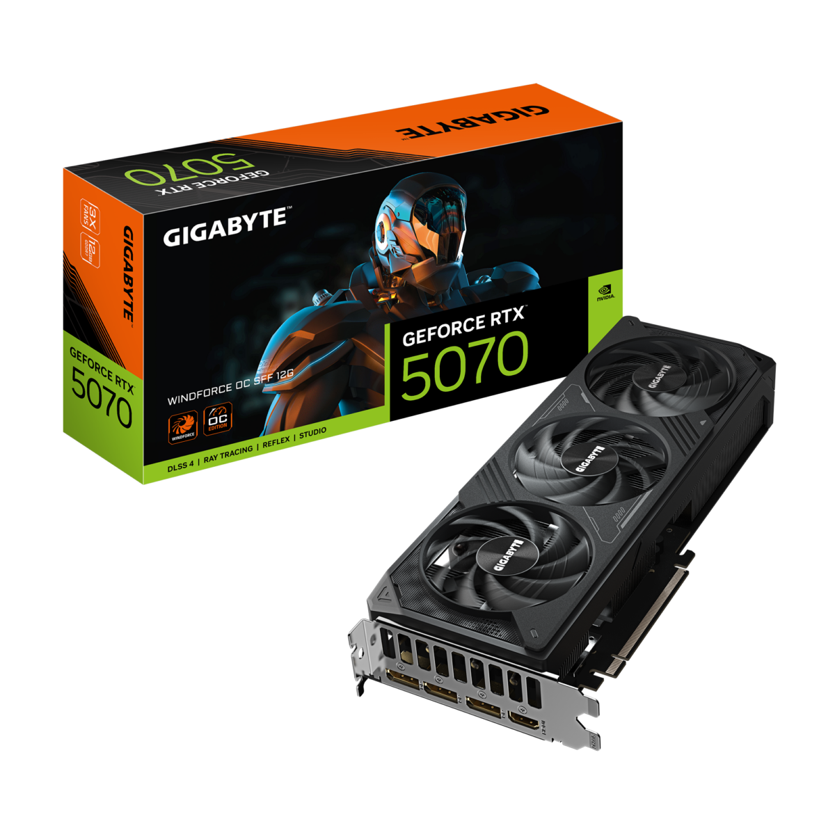 Carte Graphique Gigabyte RTX 5070 Windforce OC SSF 12 Go
