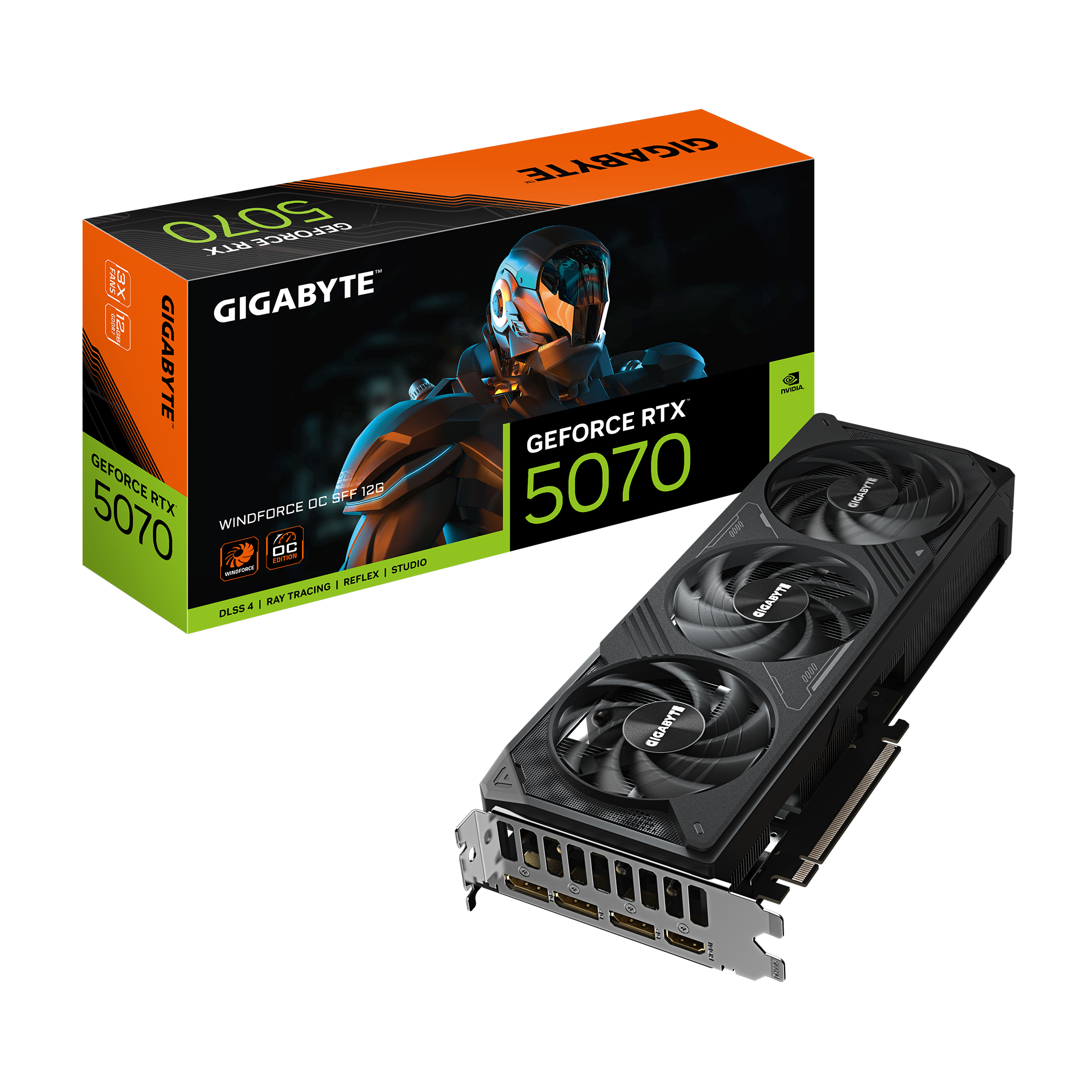 Carte Graphique Gigabyte RTX 5070 Windforce OC SSF 12 Go