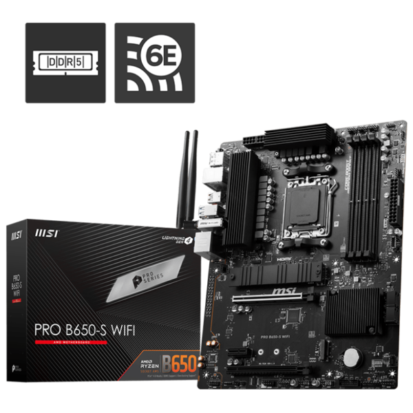 Carte Mère MSI PRO B650-S WIFI | AMD AM5 & DDR5