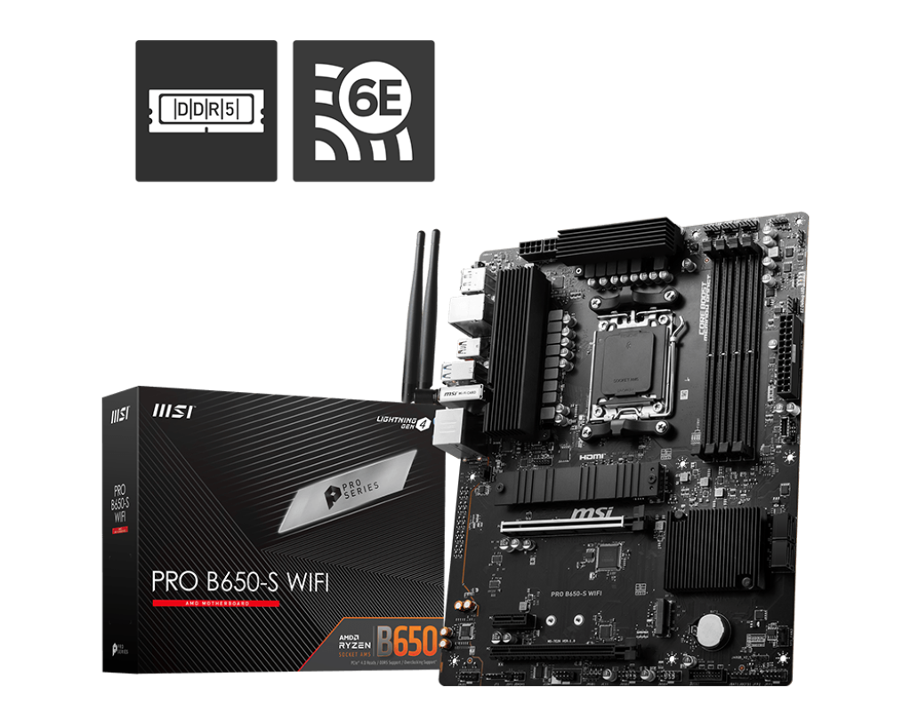 Carte Mère MSI PRO B650-S WIFI | AMD AM5 & DDR5