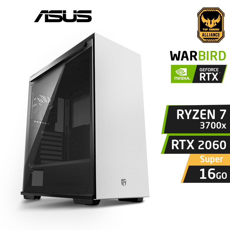 WARBIRD X7 Ryzen 7 3700X 16Go Nvidia RTX 2060 Super v2 WARBIRD X7 Ryzen 7 3700X 16Go Nvidia RTX 2060 Super – Image 1