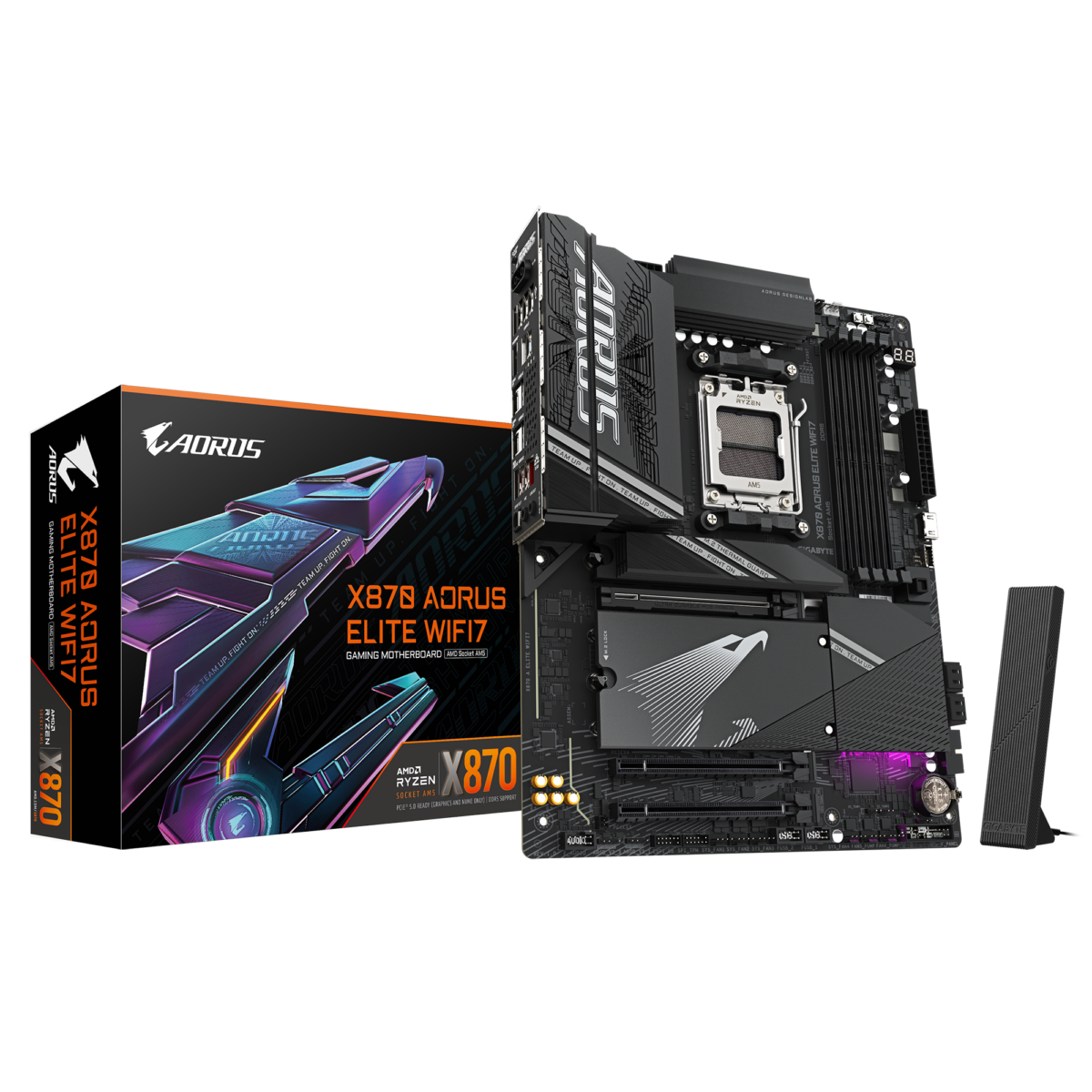 Carte Mère Gigabyte X870 AORUS ELITE WIFI7 | AMD AM5 & PCIe 5.0