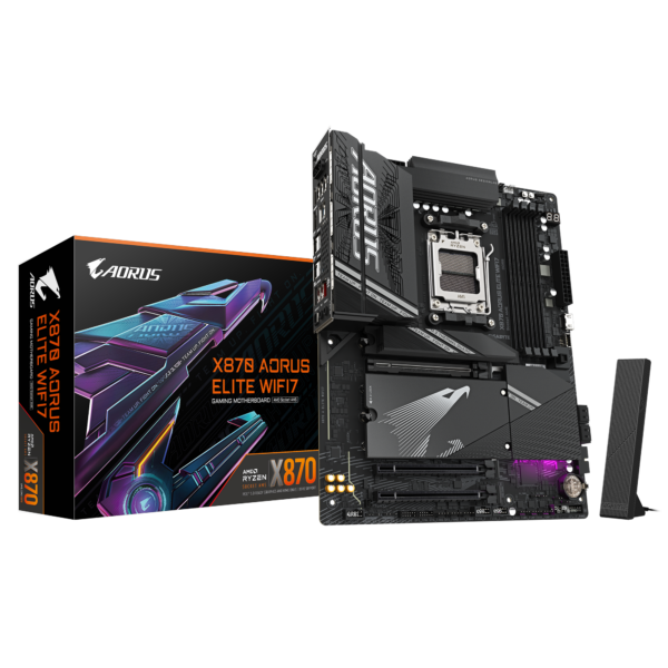 Carte Mère Gigabyte X870 AORUS ELITE WIFI7 | AMD AM5 & PCIe 5.0