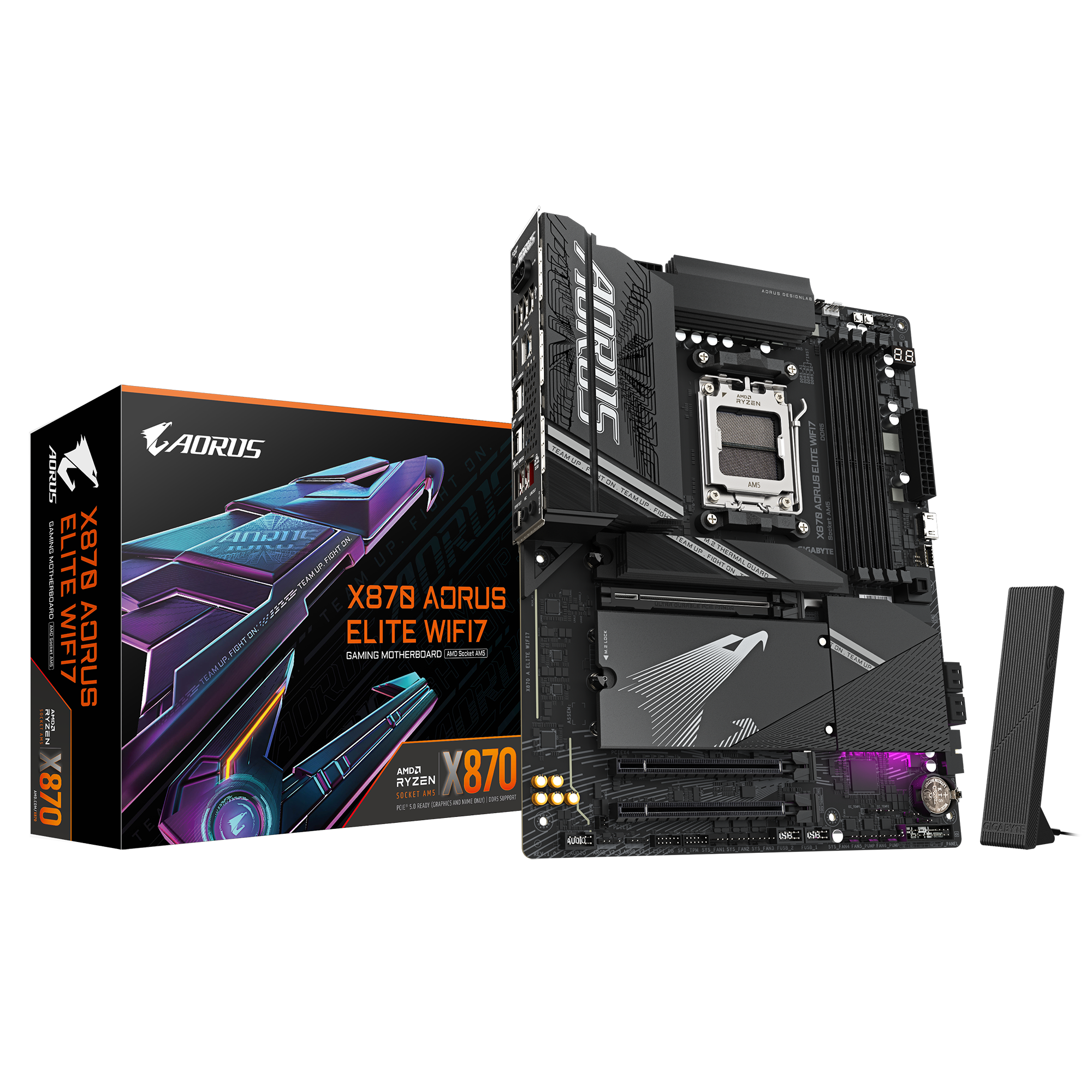 Carte Mère Gigabyte X870 AORUS ELITE WIFI7 | AMD AM5 & PCIe 5.0