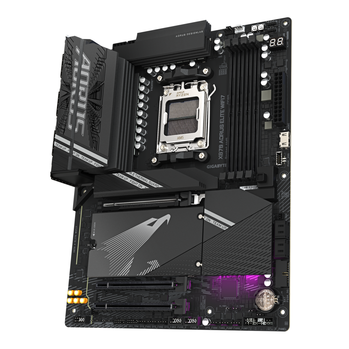 Carte Mère Gigabyte X870 AORUS ELITE WIFI7 | AMD AM5 & PCIe 5.0