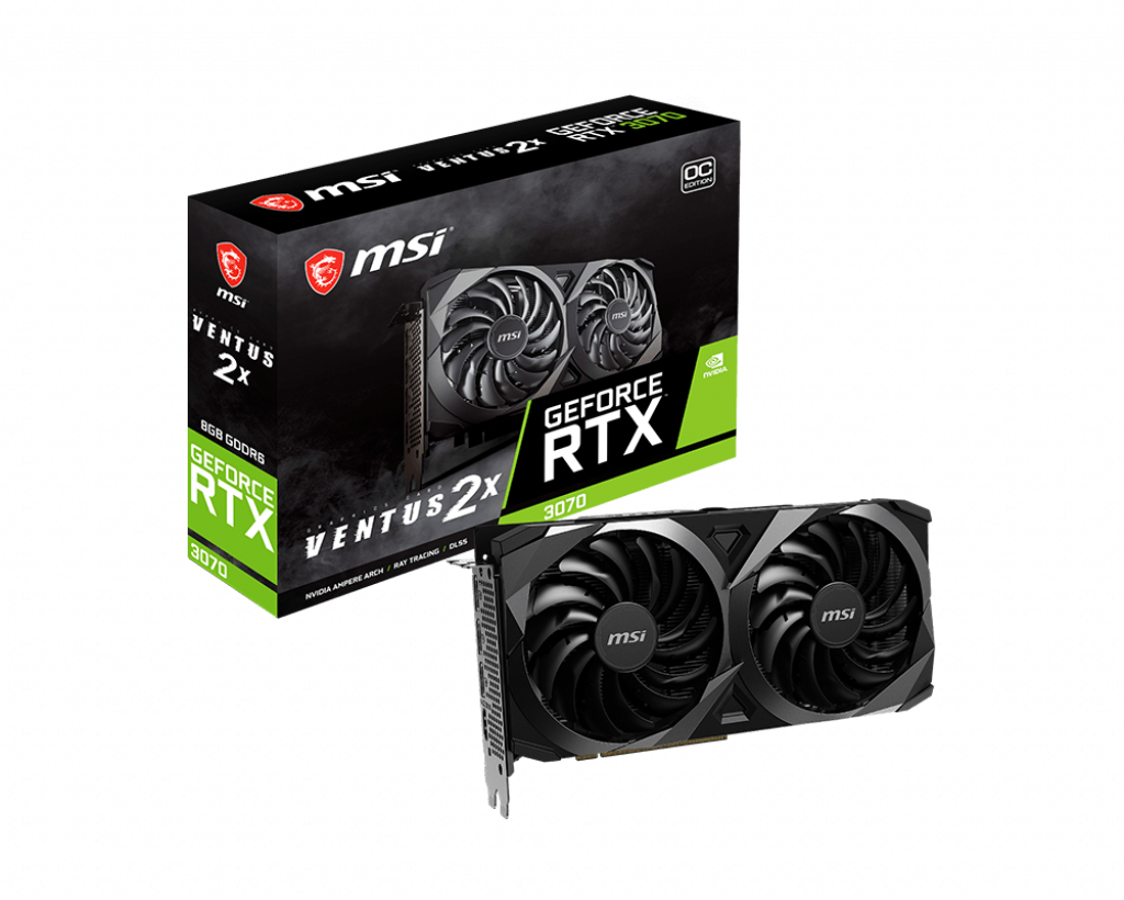 MSI GeForce RTX 3070 VENTUS 2X OC MSI GeForce RTX 3070 VENTUS 2X OC – Image 1
