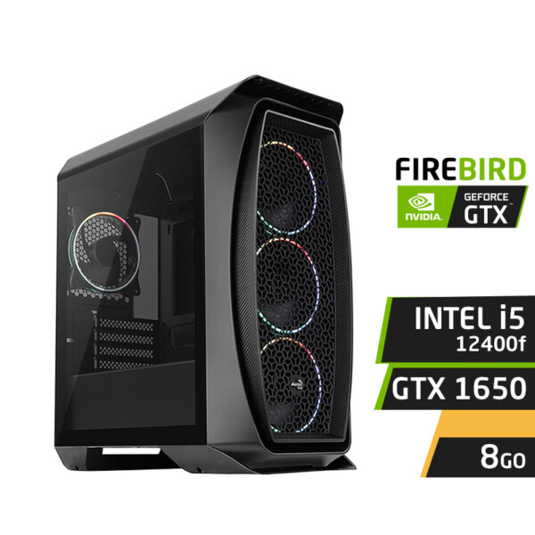 FIREBIRD F12 I5-12400f 8Go GTX 1650
