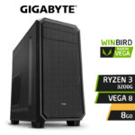 PC Gamer WINBIRD LITE RYZEN 3 3200G 8GB RX VEGA 8 SSD 120Go 1To
