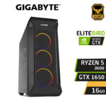 PC Gamer ELITEBIRD RYZEN 5 3600 16GB Nvidia GTX 1650 4GB SSD 120Go 1To