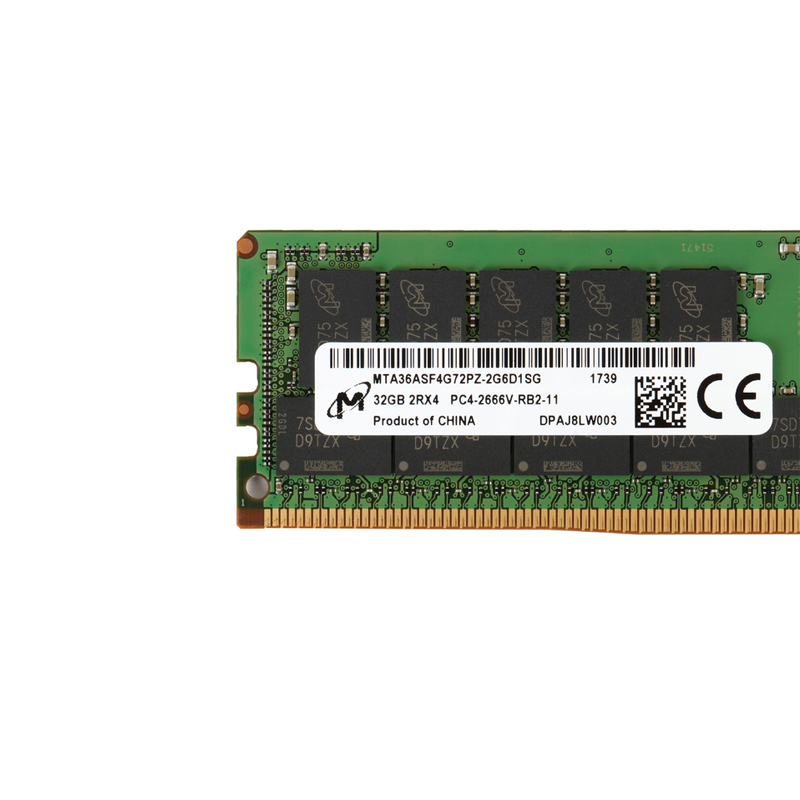 Micron 32 Go DDR4 2666MHz ECC Registered Micron 32 Go DDR4 2666MHz ECC Registered