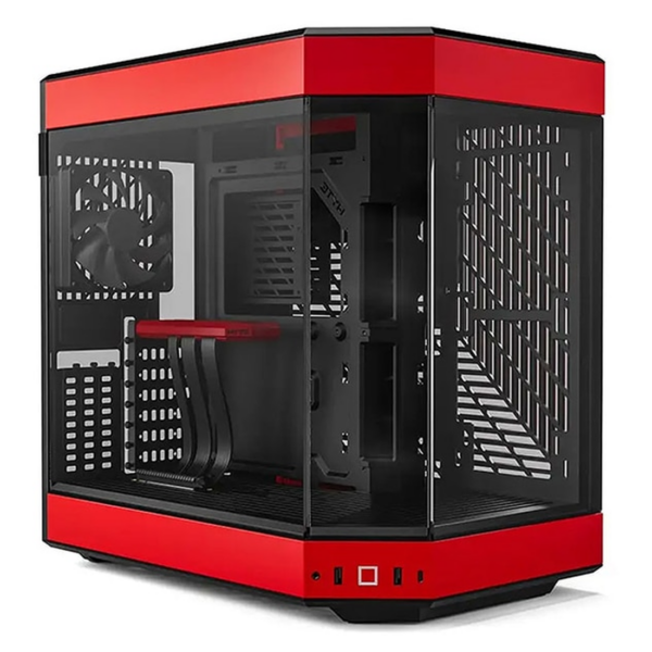 Boîtier PC Hyte Y60 Rouge/Noir : Prix Maroc | Workstation.ma