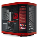 Boîtier PC Hyte Y70 Touch Infinite Rouge/Noir | Prix Maroc | Workstation.ma