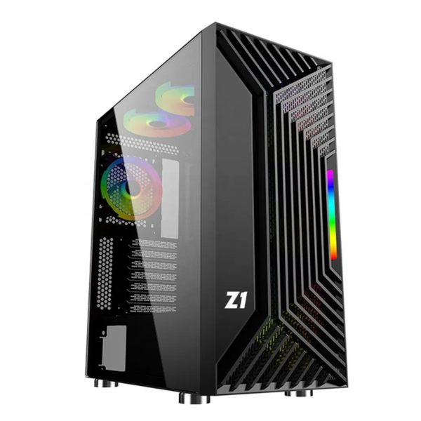 Boîtier PC SG Wave Z1 4 Fan ARGB : Prix et Achat au Maroc | Workstation.maB NOIR - Workstation Maroc