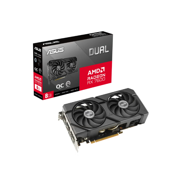 Carte Graphique ASUS Dual Radeon RX 7600 EVO OC 8GB Prix Maroc