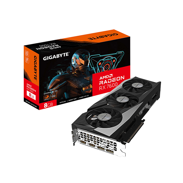 Carte Graphique GIGABYTE Radeon RX 7600 Gaming OC 8G Prix Maroc | Workstation