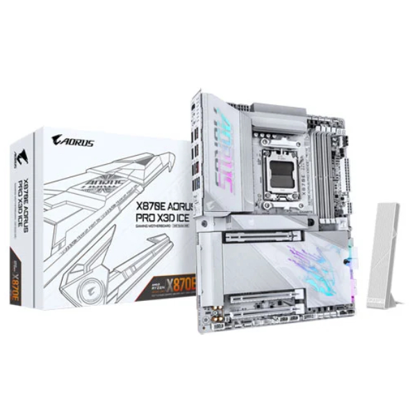 CARTE MERE GIGABYTE X870E AORUS PRO X3D ICE - Workstation Maroc