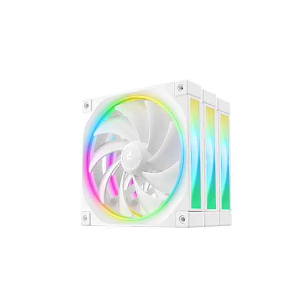 Kit 3 Ventilateurs DeepCool FL14 Blancs 3IN1 Prix Maroc - Workstation