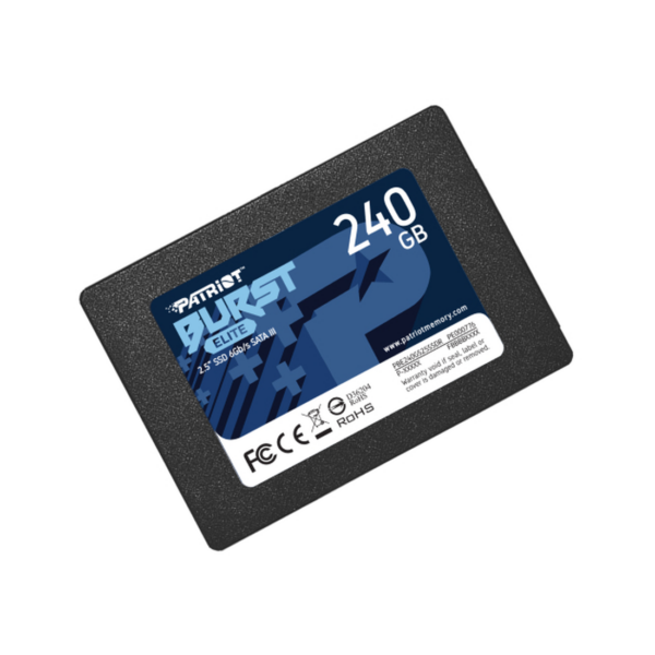 SSD Patriot Burst Elite 240 Go SATA III 2.5" Prix Maroc | Workstation.ma