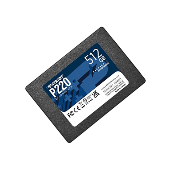 Patriot P220 512 Go SSD 2.5″ SATA III - Prix Maroc | Workstation.ma