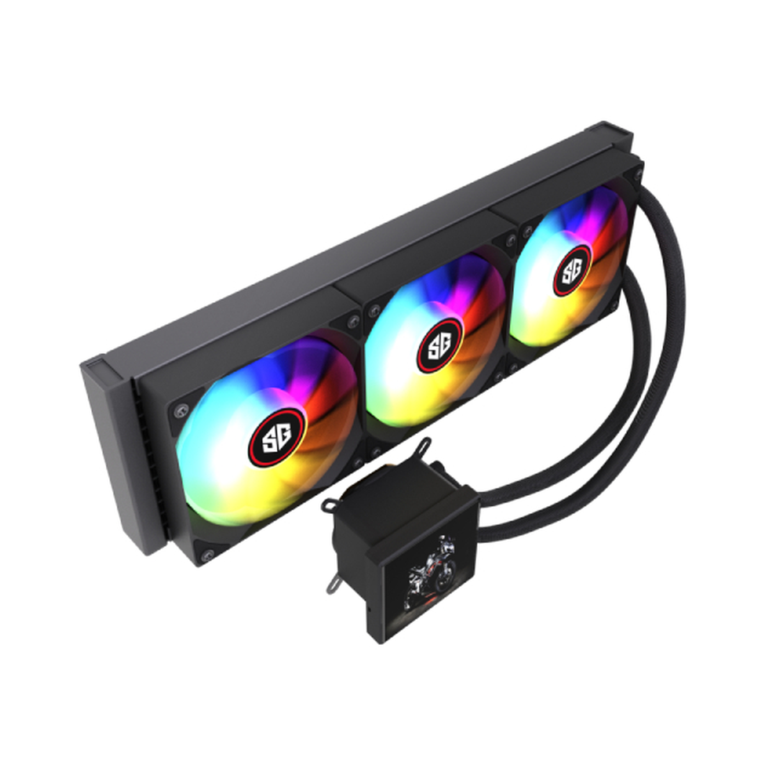 Kit Watercooling SG SG11-360-LCD ARGB Noir Prix Maroc | Workstation.ma Kit Watercooling SG SG11-360-LCD ARGB Noir Prix Maroc | Workstation.ma