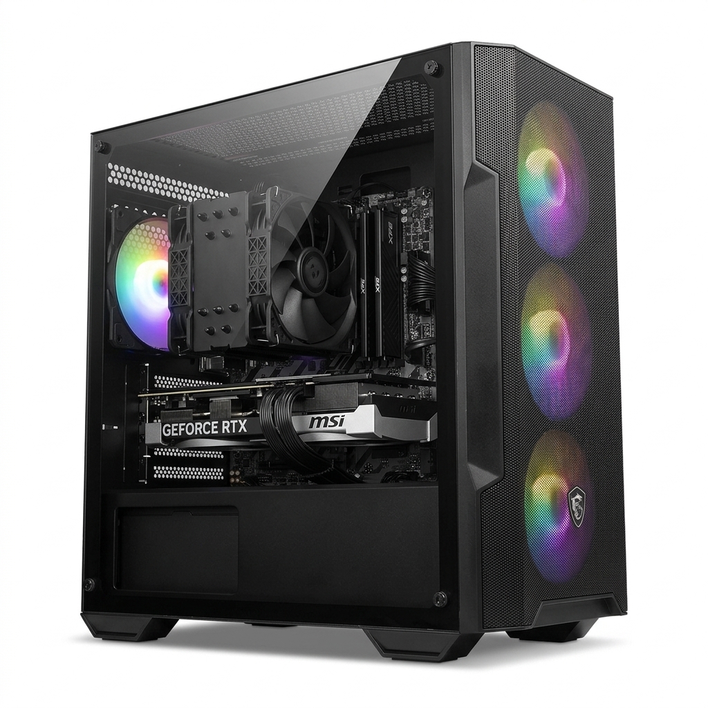 FORGE R5 - AMD RYZEN 5 8400F, B850M, RTX 5060 Ti 8 Go, 16 Go DDr5, 512Go SSD Sata, Pc gamer FORGE R5 - AMD RYZEN 5 8400F, B850M, RTX 5060 Ti 8 Go, 16 Go DDr5, 512Go SSD Sata, Pc gamer