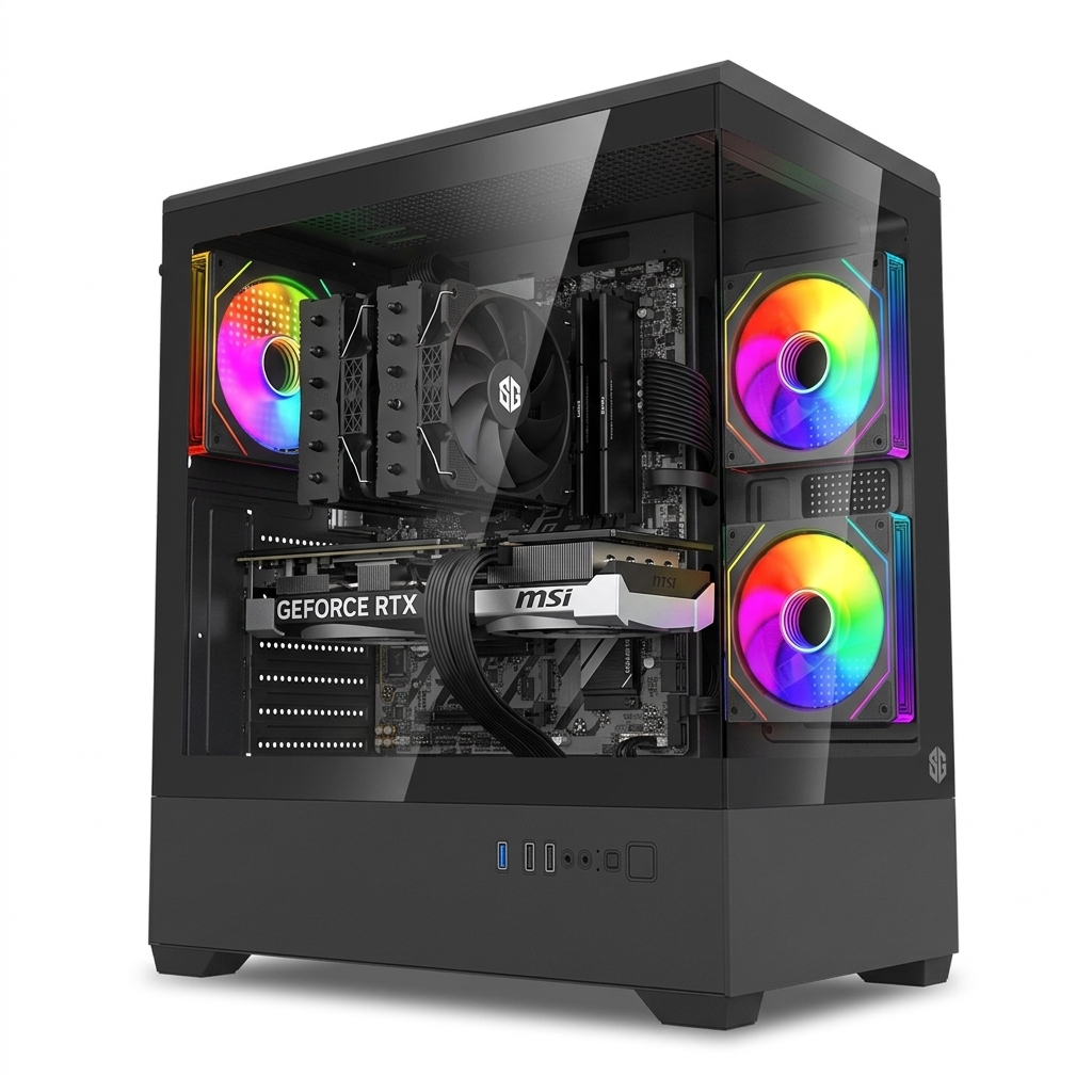 PHANTOM R7 - AMD RYZEN 7 5700, B550M, RTX 5070 12 Go, 16 Go DDR4, 512 Go SSD Sata , Pc gamer-maroc PHANTOM R7 - AMD RYZEN 7 5700, B550M, RTX 5070 12 Go, 16 Go DDR4, 512 Go SSD Sata , Pc gamer-maroc