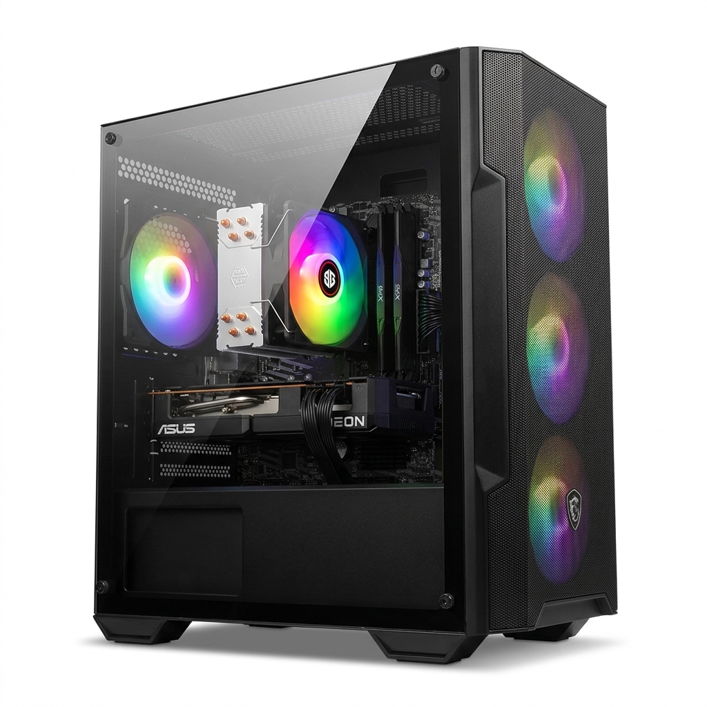 RAPTOR R5 – AMD RYZEN 5 5600x, RX 7600 8 Go, 16 Go, 512 Go SSD Sata Pc Gamer RAPTOR R5 – AMD RYZEN 5 5600x, RX 7600 8 Go, 16 Go, 512 Go SSD Sata Pc Gamer