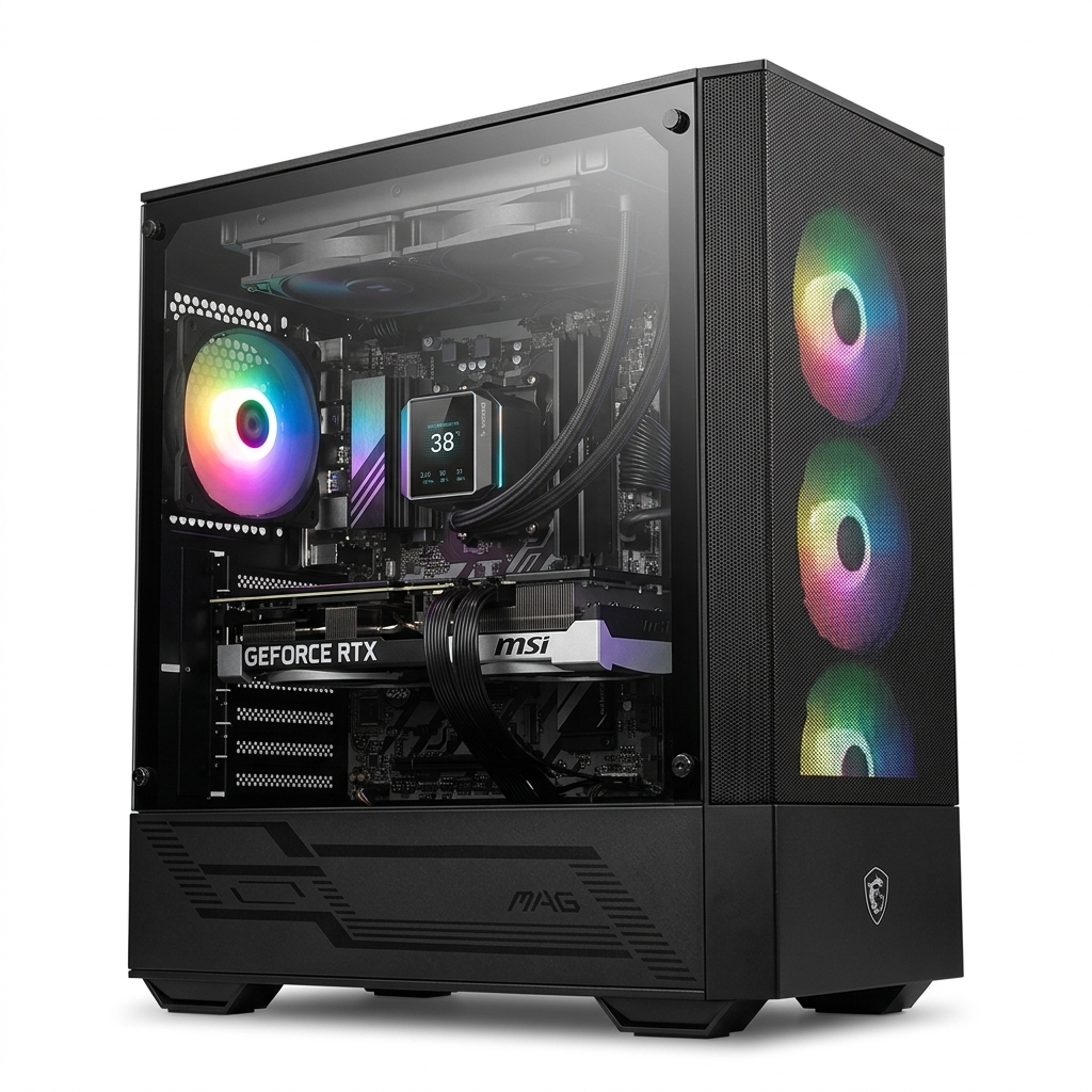 VORTEX R5 - AMD RYZEN 5 8400F, B850M, RTX 5070 12 Go, 16 Go DDr5, 512Go SSD Sata , Pc gamer VORTEX R5 - AMD RYZEN 5 8400F, B850M, RTX 5070 12 Go, 16 Go DDr5, 512Go SSD Sata , Pc gamer