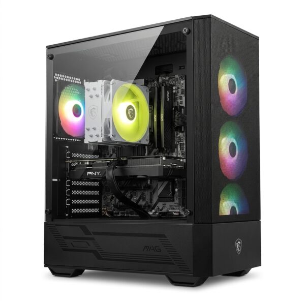 VORTEX R5 - AMD Ryzen R5 9600X, B850M, RTX 5060 Ti 8 Go, 16 Go DDr5, 500Go SSD Nvme, Pc Gamer