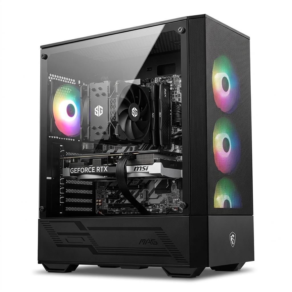 VORTEX R5 II – AMD RYZEN 5 8400F, B850M, RTX 5070 12 Go, 16 Go DDr5, 512Go SSD Sata , Pc gamer VORTEX R5 II – AMD RYZEN 5 8400F, B850M, RTX 5070 12 Go, 16 Go DDr5, 512Go SSD Sata , Pc gamer