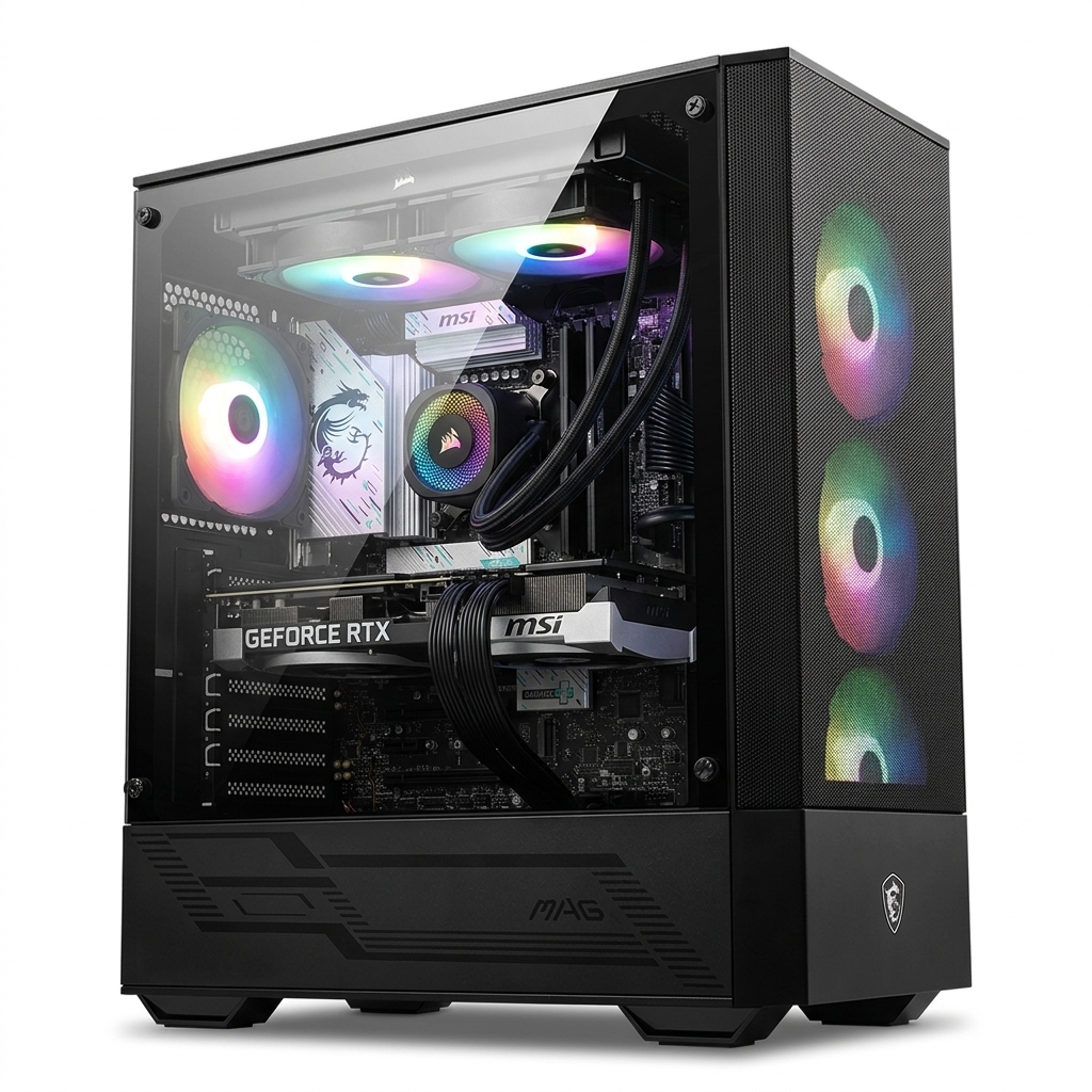 VORTEX U5 - Intel Core ULTRA 5 225F, B860M, RTX 5070 12 Go, 16 Go DDr5, 1 To SSD Sata , Pc gamer VORTEX U5 - Intel Core ULTRA 5 225F, B860M, RTX 5070 12 Go, 16 Go DDr5, 1 To SSD Sata , Pc gamer