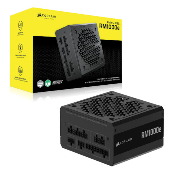 ALIMENTATION CORSAIR RM1000E 80PLUS GOLD ( 2025 ) NOIR (2) - Workstation Maroc