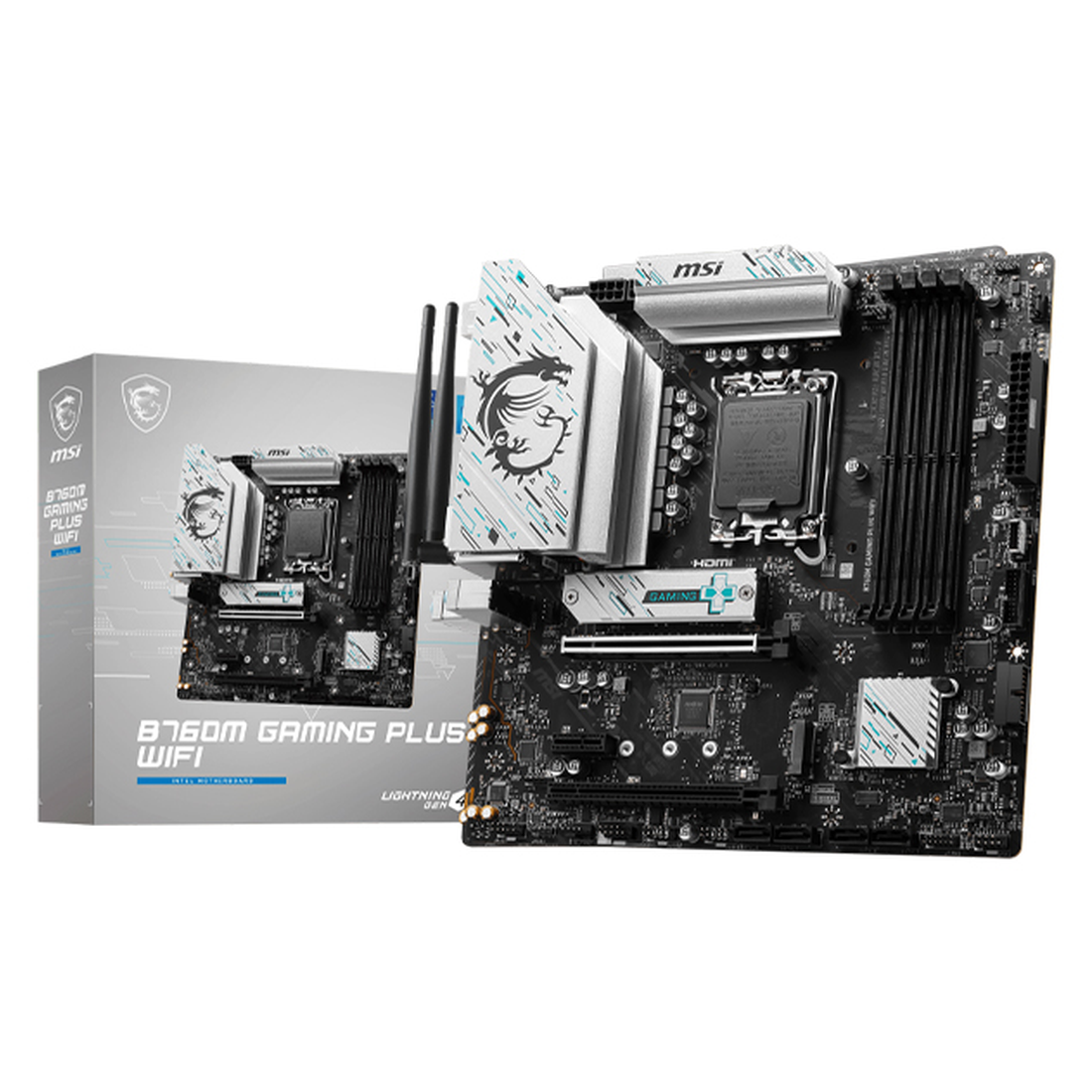 Carte Mère MSI B760M GAMING PLUS WIFI au Maroc - Workstation.ma Carte Mère MSI B760M GAMING PLUS WIFI au Maroc - Workstation.ma