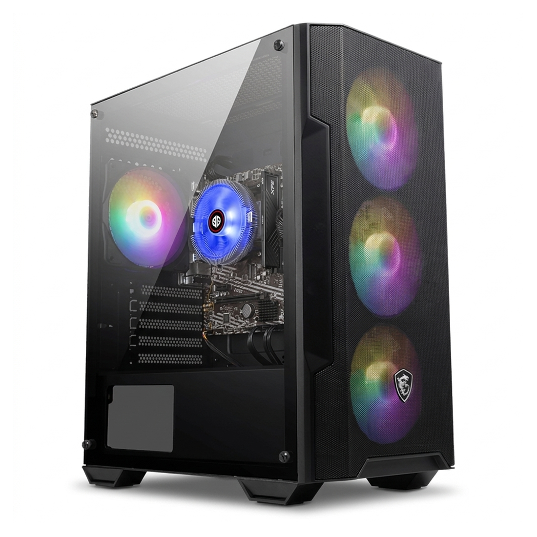 MSI MAG FORGE M100A Ryzen 3 3200G 8Go 240Go SSD Maroc | Prix Workstation MSI MAG FORGE M100A Ryzen 3 3200G 8Go 240Go SSD Maroc | Prix Workstation