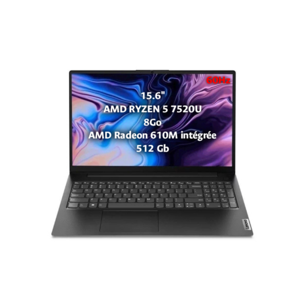 Lenovo V15 G4 AMN Ryzen 5 7520U 8Go 512Go SSD - Prix Maroc
